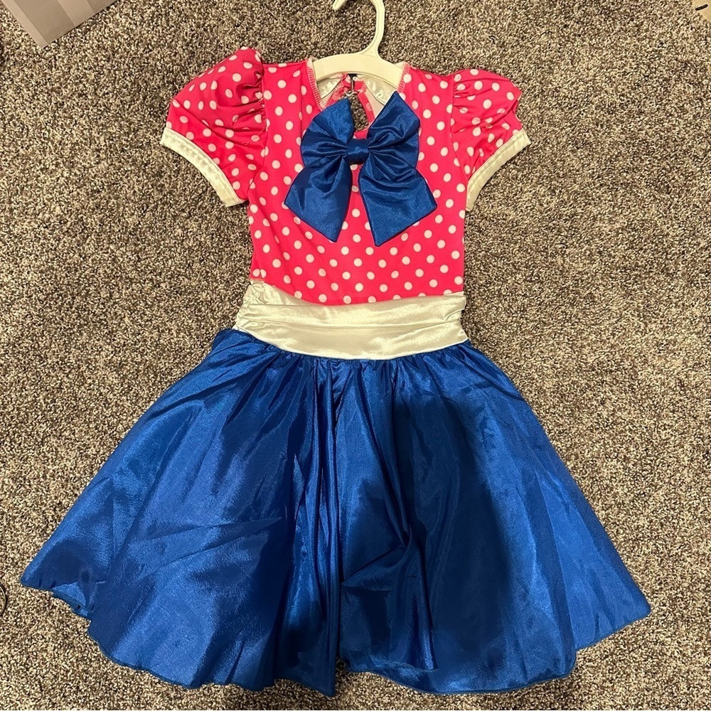 Girls Pink Dot Halloween/Dance Costume